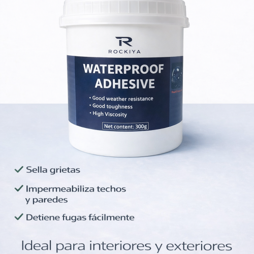 SELLADOR DE FILTRACIONES E IMPERMEABILIZANTE TRANSPARENTE ROCKIYA (300G)